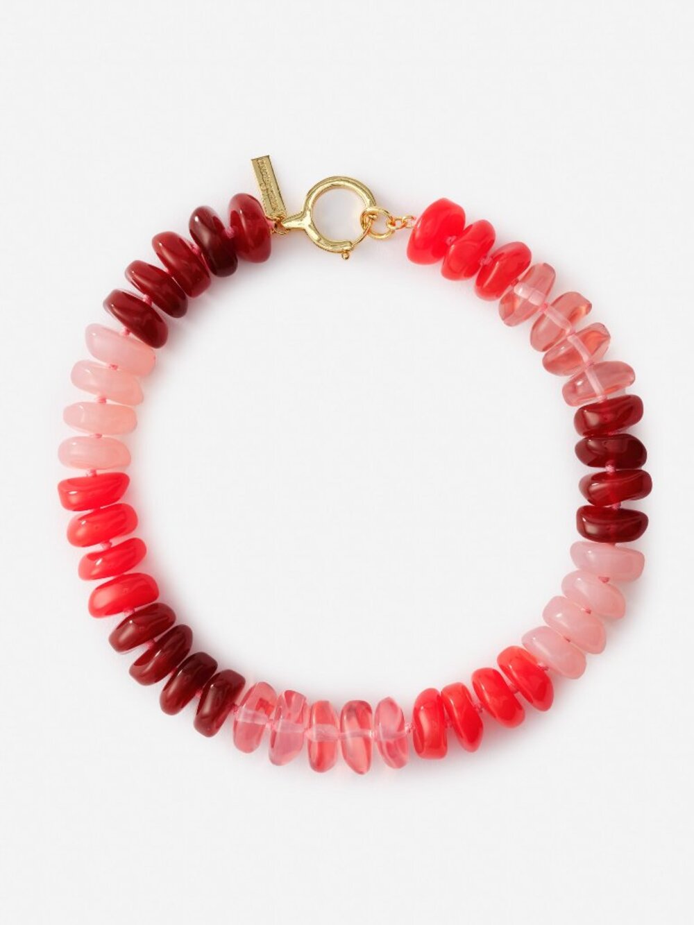 J McLaughlin Tonal Bead Necklace - Pink NEW